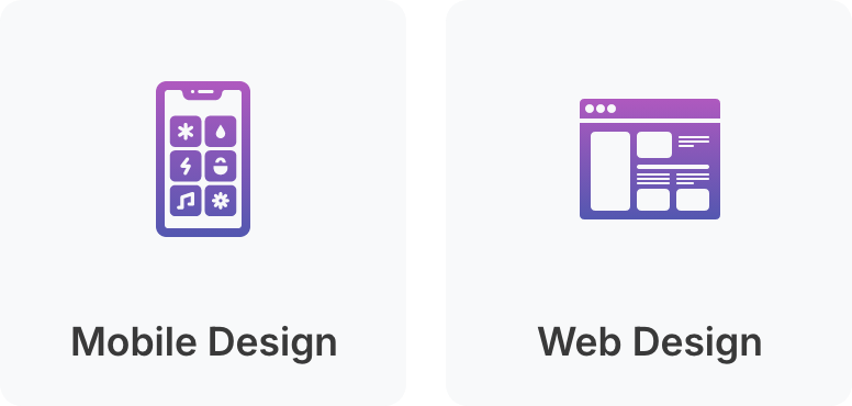 Mobile & web design